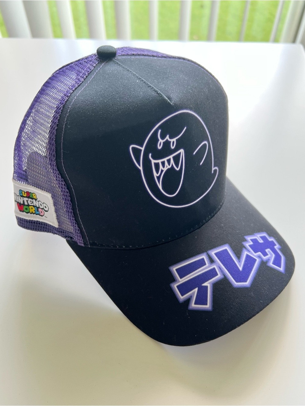NWT Universal Epic Universe Super Nintendo World King Boo Japan Trucker Hat